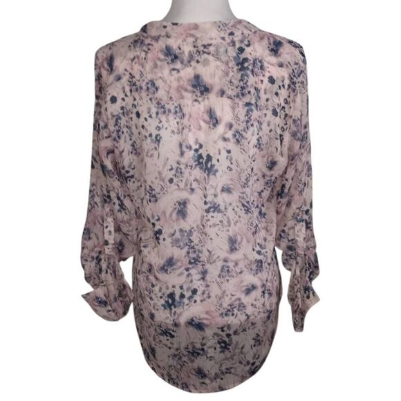 KUT FROM THE KLOTH LAVENDER FLORAL JASMINE BLOUSE SZ.M EUC. - Picture 4 of 8